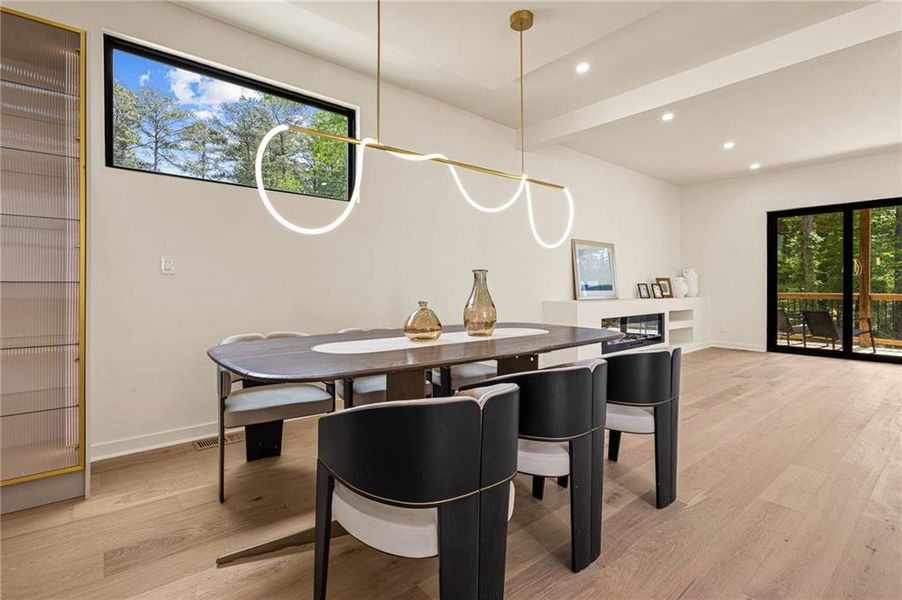 Furnished interior view inside a new home in , Atlanta (Image 5).