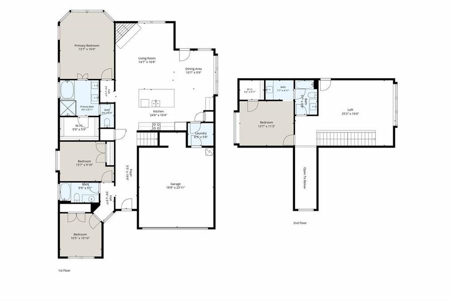 2D floor plan layout of this home in , Josephine, TX (Image 5). 2D floor plan layout of this home in , Josephine, TX (Image 5).