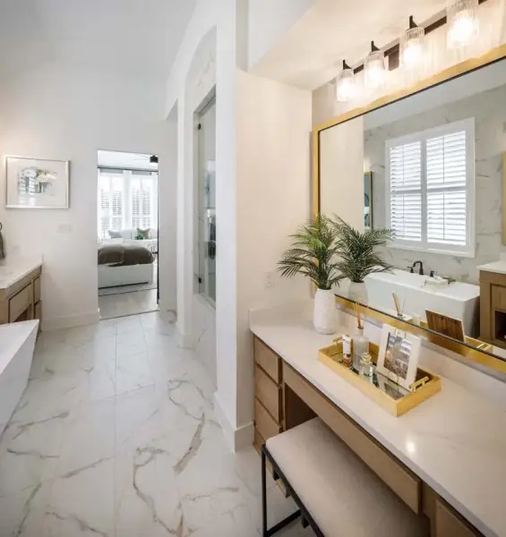 Representative Primary Bathroom - some options shown