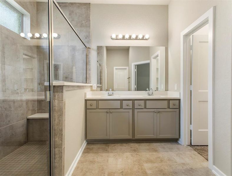 Furnished interior view inside a new home in Wood Leaf Reserve, Tomball (Image 14).