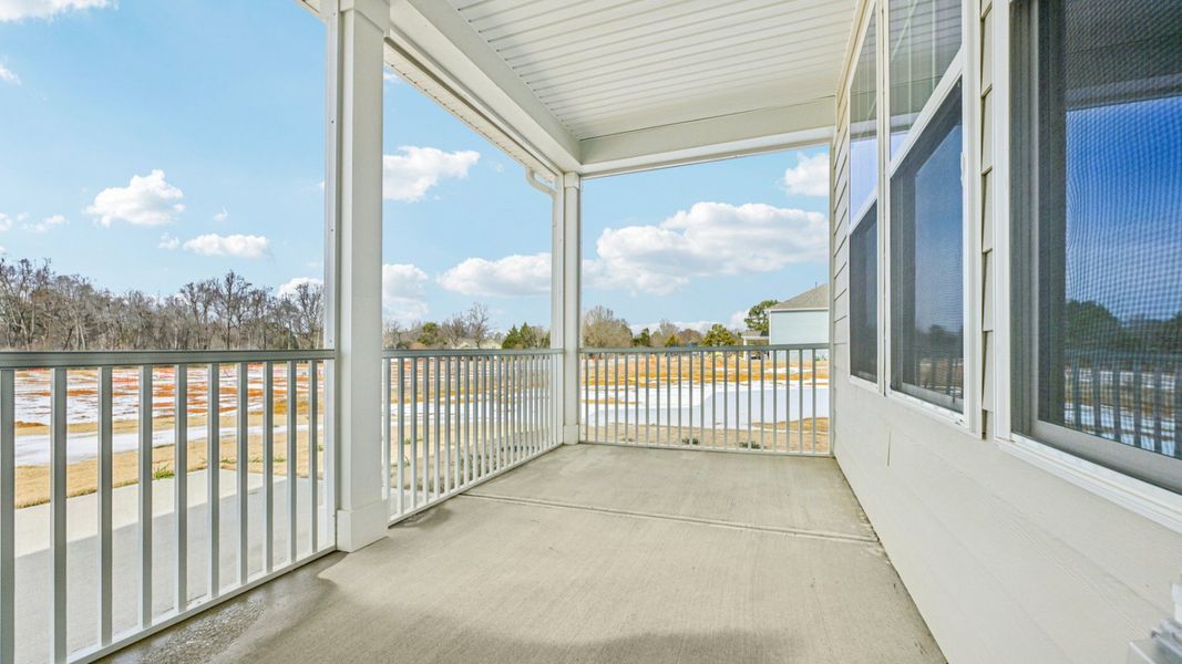 Representative furnished interior of a home built from the Merlot by DRB Homes in Station Pointe, Angier (Image 19).