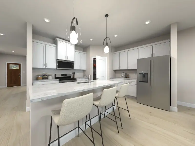 Furnished interior view inside a new home in Crestview - Legacy Series, Hermitage (Image 3).