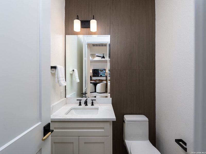 Furnished interior view inside a new home in , Boerne (Image 32).