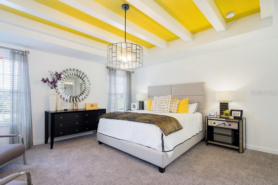 Furnished interior view inside a new home in Wellness Ridge, Clermont (Image 15).
