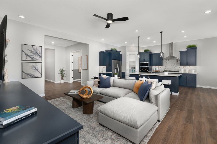 Representative furnished interior of a home built from the Harbor by Mattamy Homes in Miravida, Surprise (Image 5).