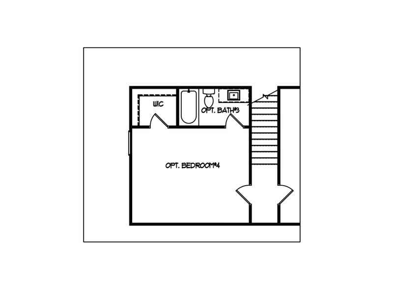 2D floor plan layout for the The Serenity by My Home Communities in Magnolia Ridge, Monroe, GA (Image 5). 2D floor plan layout for the The Serenity by My Home Communities in Magnolia Ridge, Monroe, GA (Image 5).