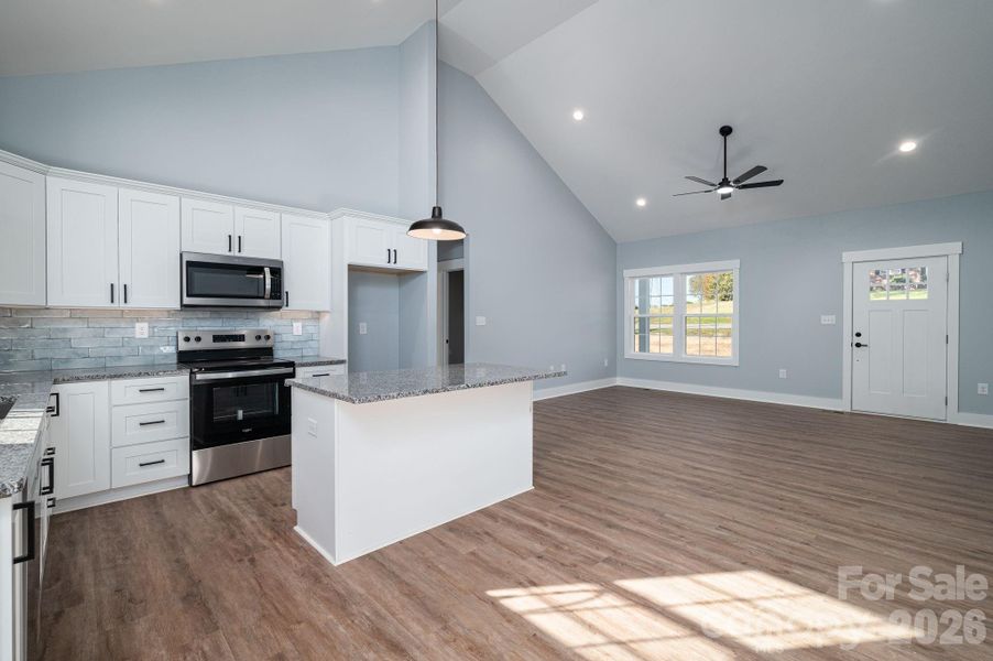 Furnished interior view inside a new home in , Hickory (Image 4).
