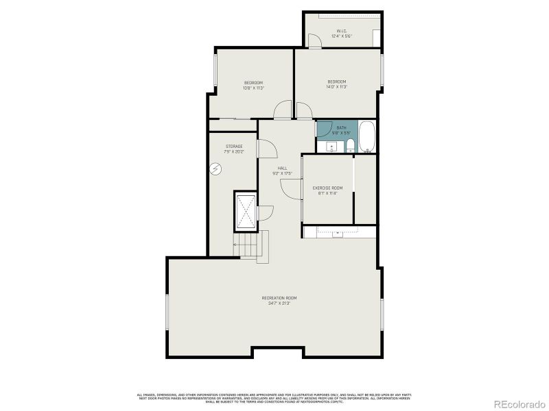 Basement floor plan