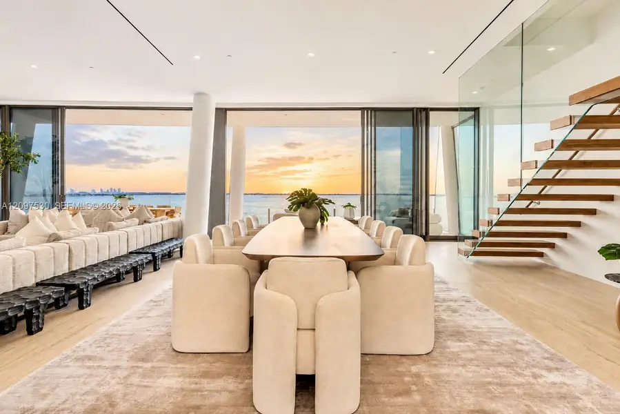 Furnished interior view inside a new home in , Miami (Image 16).