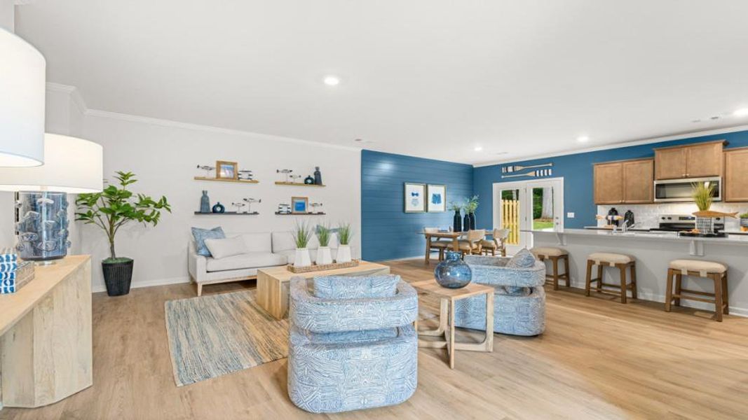 Furnished interior view inside a new home in Falcon Landing, Gainesville (Image 6).