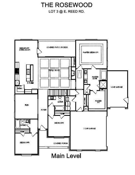 2D floor plan layout of this home in , Gainesville, GA (Image 3).