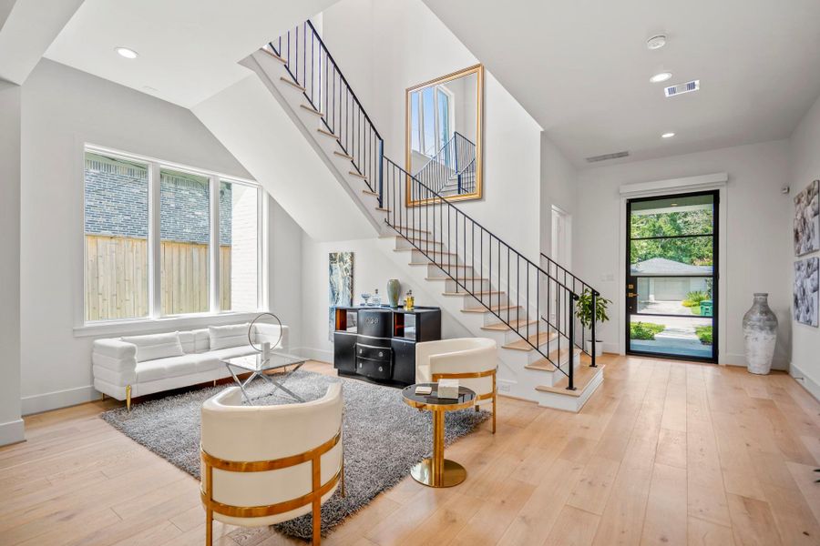 Furnished interior view inside a new home in , Houston (Image 27).