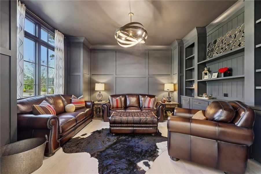 Furnished interior view inside a new home in , Suwanee (Image 59).