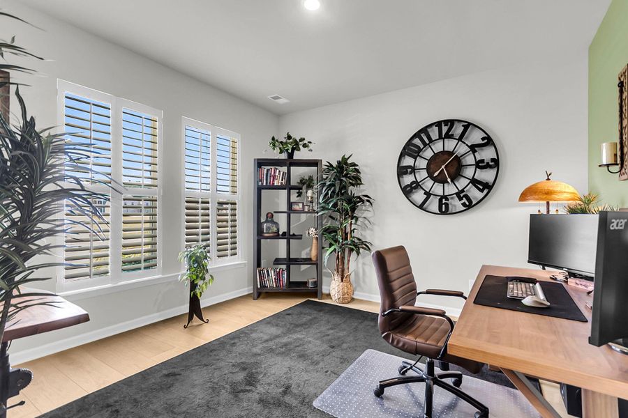 Furnished interior view inside a new home in Sweetgrass at Summers Corner: Arbor Collection, Summerville (Image 9).