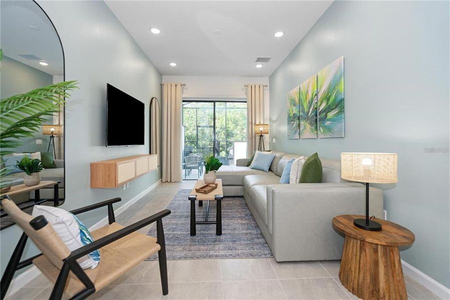 Furnished interior view inside a new home in , Orlando (Image 5).