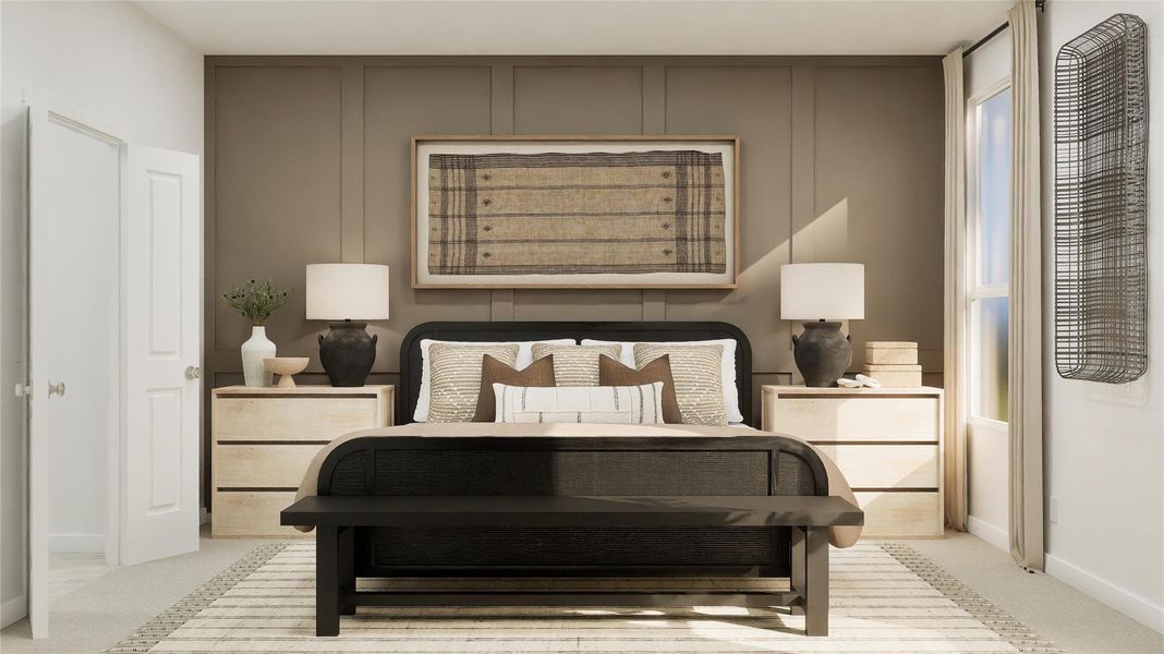 Furnished interior view inside a new home in , Hutto (Image 26).