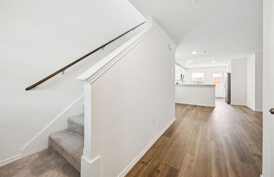 Welcoming entry into home