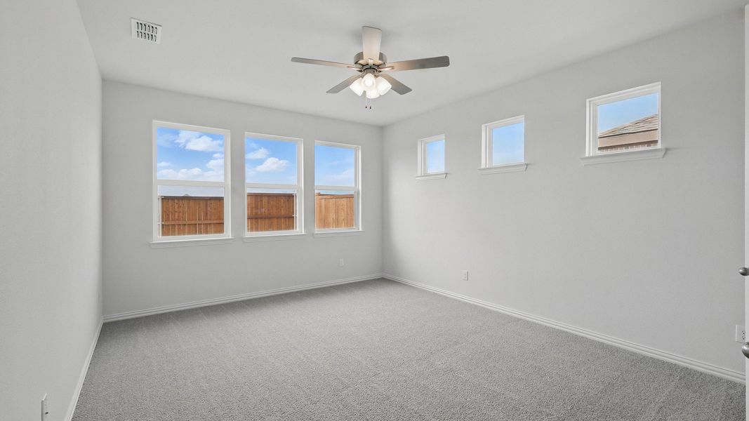 Furnished interior view inside a new home in Bel Air Village, Sherman (Image 25). Furnished interior view inside a new home in Bel Air Village, Sherman (Image 25).