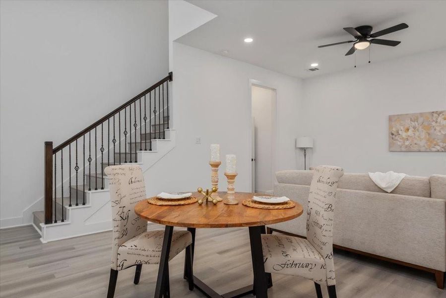 Furnished interior view inside a new home in , Houston (Image 26).