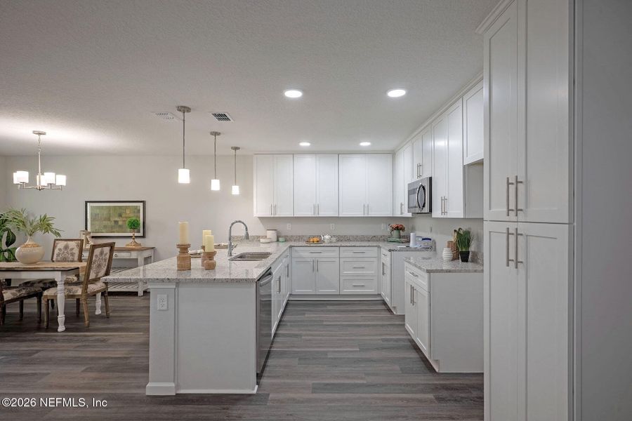 Furnished interior view inside a new home in , Jacksonville (Image 13). Furnished interior view inside a new home in , Jacksonville (Image 13).