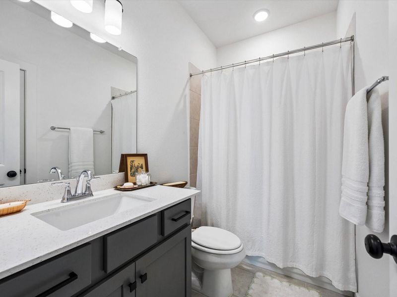 Furnished interior view inside a new home in Audubon, Magnolia (Image 11).