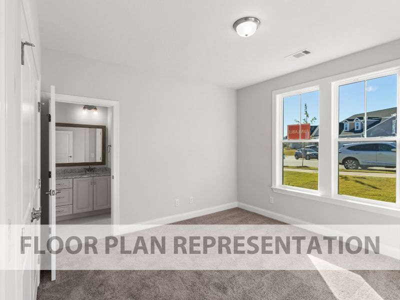 Secondary Bedroom | Henley Plan by Ivey Homes