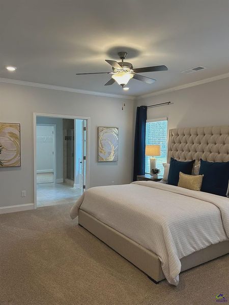 Furnished interior view inside a new home in Barrington Place, Macon (Image 8).