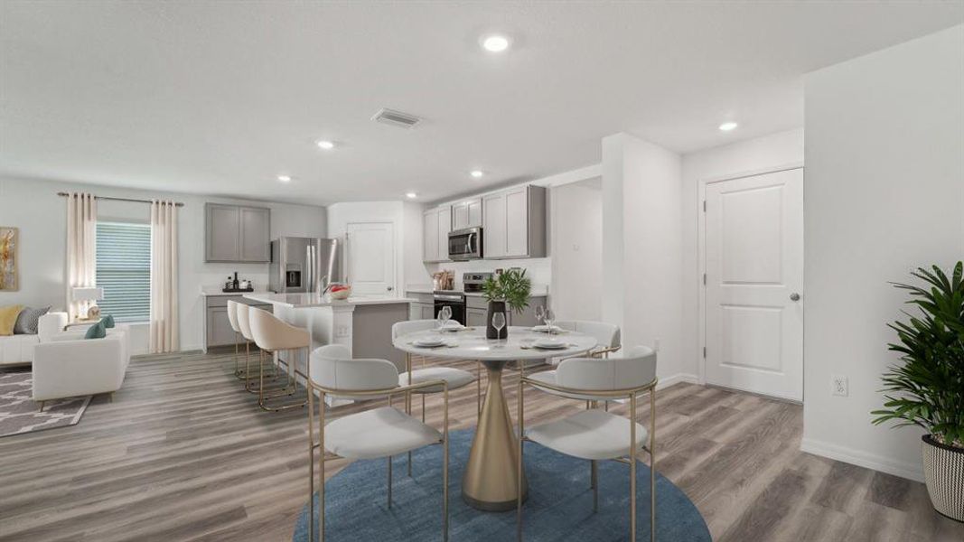 Furnished interior view inside a new home in , Plant City (Image 6). Furnished interior view inside a new home in , Plant City (Image 6).