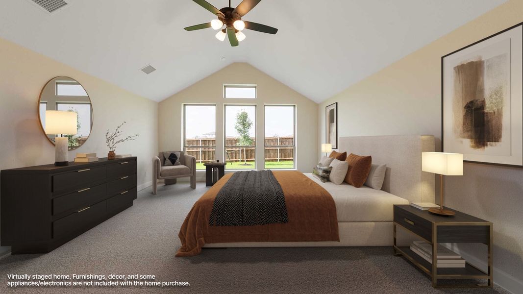 Furnished interior view inside a new home in Meraki, Forney (Image 7).