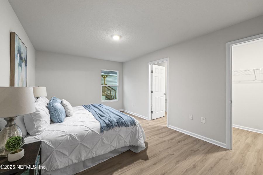 Furnished interior view inside a new home in , Jacksonville (Image 9). Furnished interior view inside a new home in , Jacksonville (Image 9).