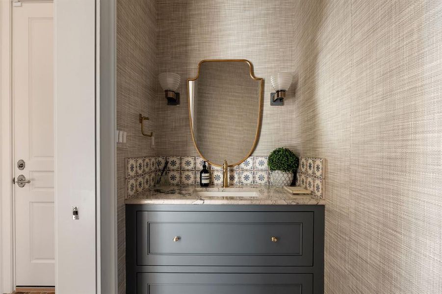 Close-up of interior finishes inside a home in , Frisco (Image 21).