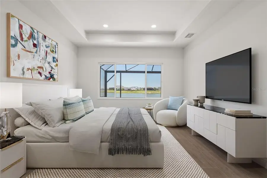 Furnished interior view inside a new home in , Sarasota (Image 6).