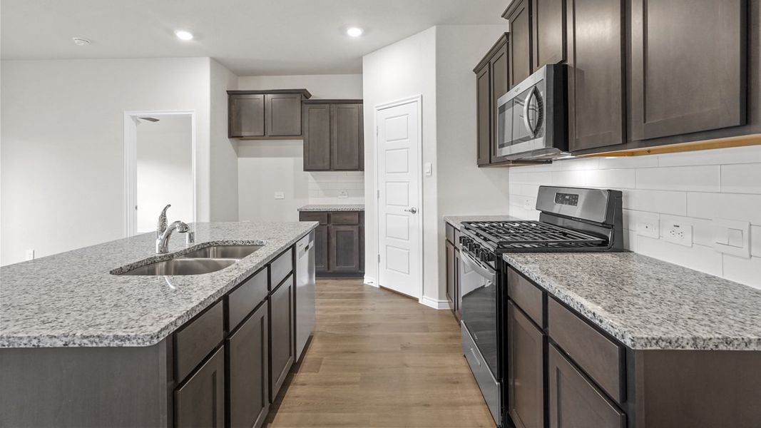 Furnished interior view inside a new home in Trailstone, Caddo Mills (Image 3).