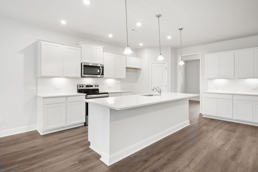 Furnished interior view inside a new home in Waterways, Richmond Hill (Image 3). Furnished interior view inside a new home in Waterways, Richmond Hill (Image 3).