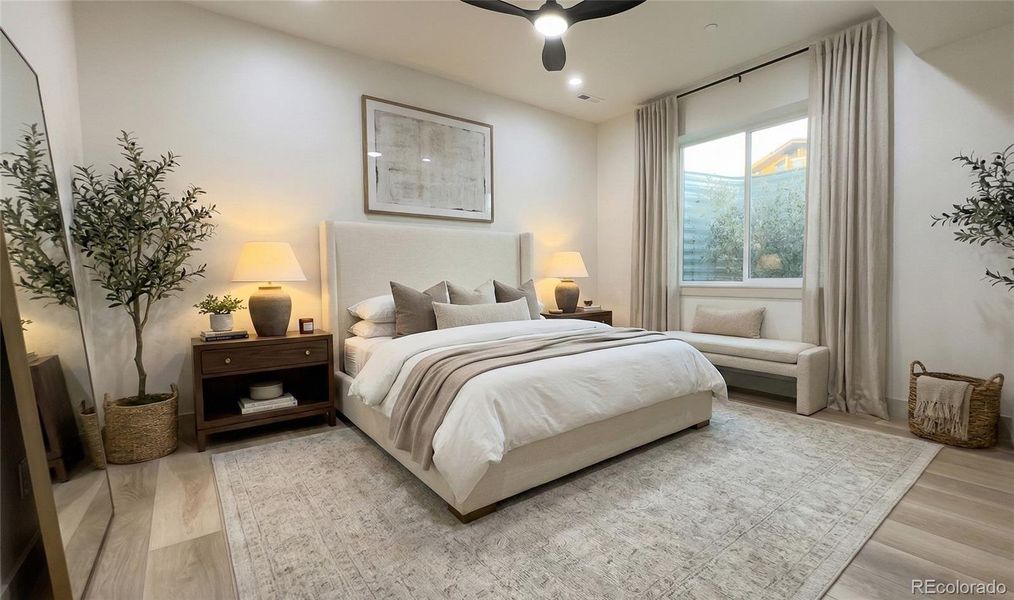 Furnished interior view inside a new home in , Keenesburg (Image 8).