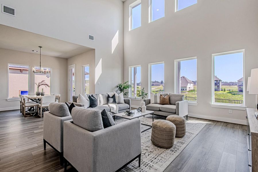 Light-filled living area offering ample space for relaxing and entertaining