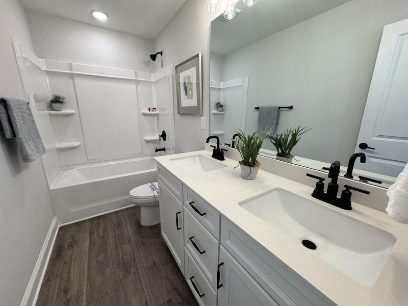 Furnished interior view inside a new home in Caldwell Forest, Charlotte (Image 13).
