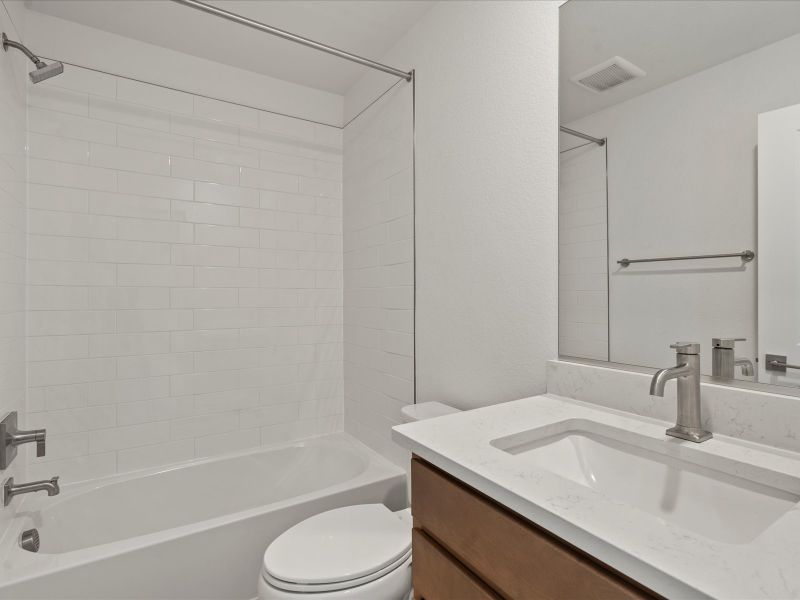 Furnished interior view inside a new home in The Hub at Virginia Village, Denver (Image 13). Furnished interior view inside a new home in The Hub at Virginia Village, Denver (Image 13).