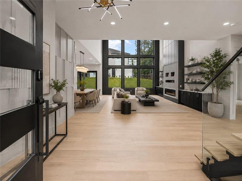 Furnished interior view inside a new home in , Lawrenceville (Image 6).