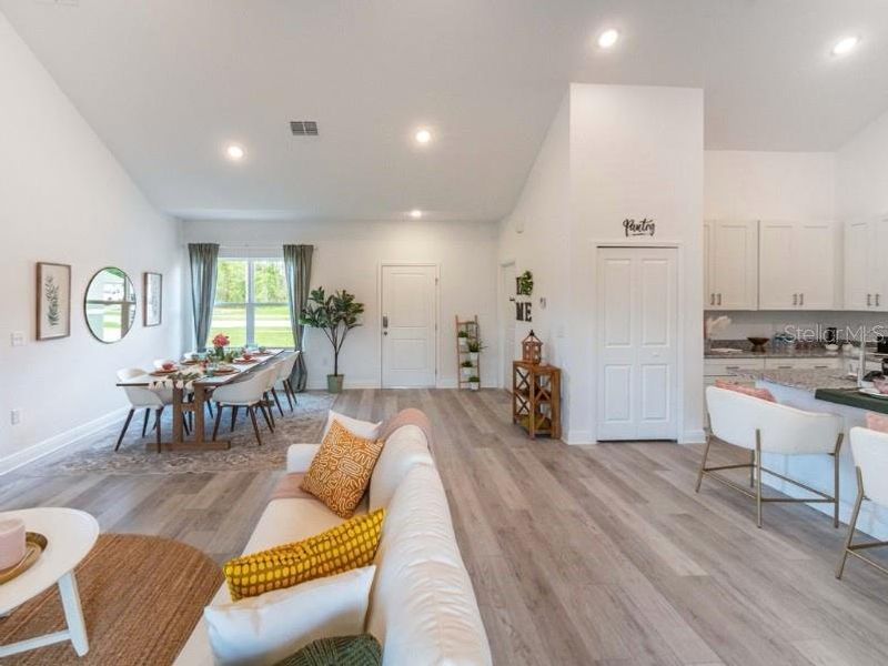 Furnished interior view inside a new home in , Ocala (Image 8).