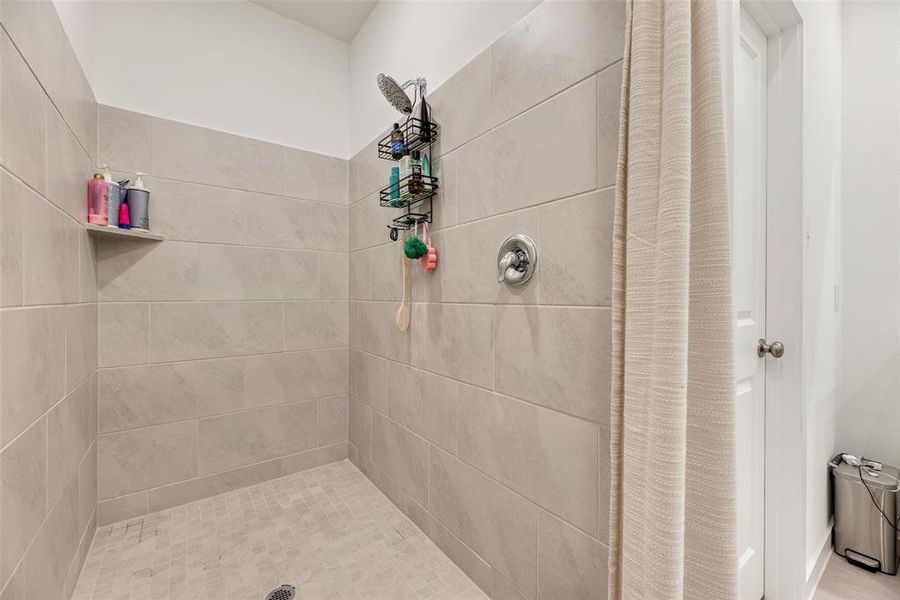 Over size walk in shower