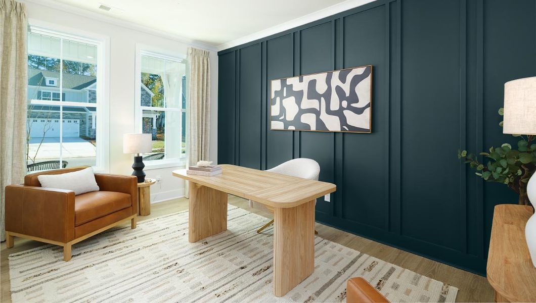 Furnished interior view inside a new home in Westport, York (Image 4).