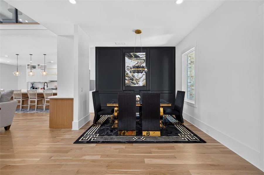 Furnished interior view inside a new home in , Buford (Image 15).