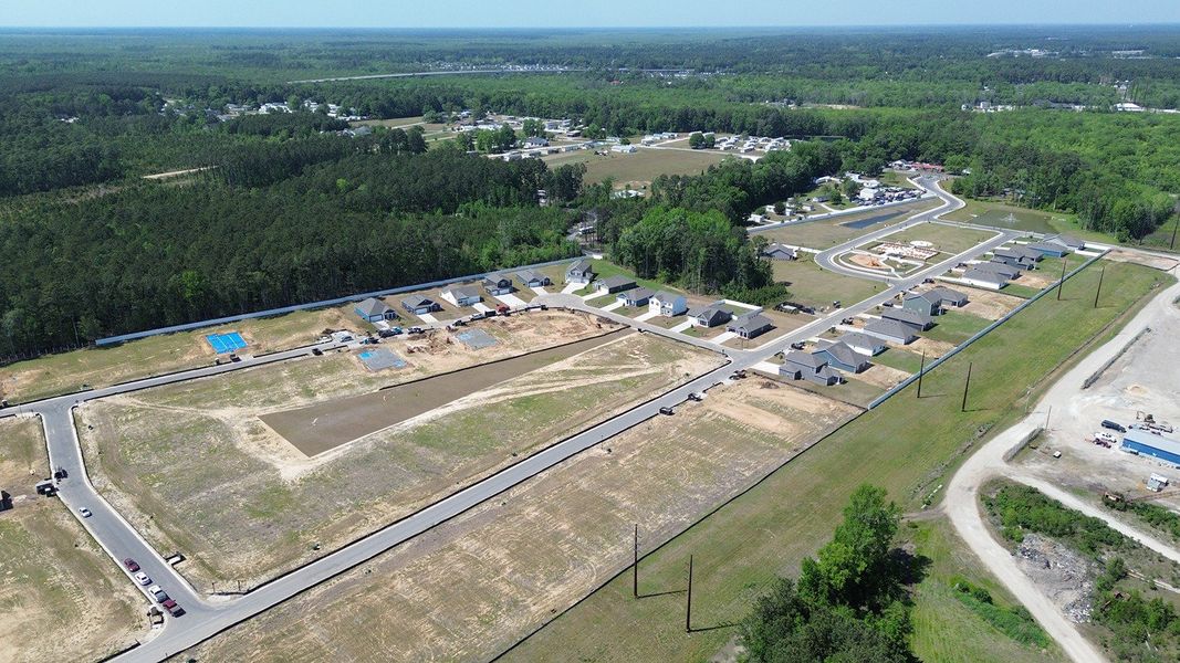 Site preparation for new homesites in Winfield Farms, Myrtle Beach (Image 12).