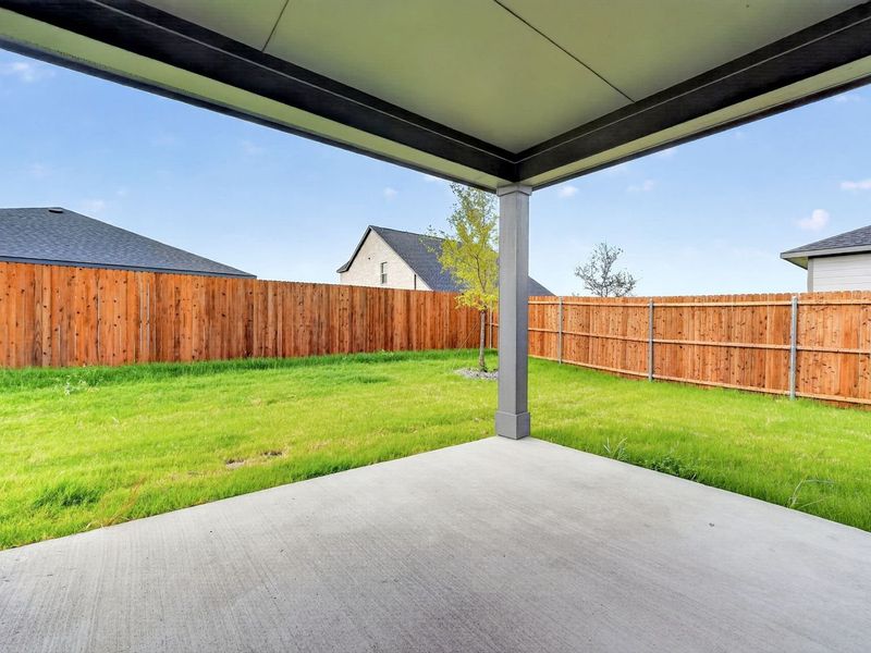 Exterior details and patio area of a home in Meadow Ridge Estates, Josephine (Image 3).