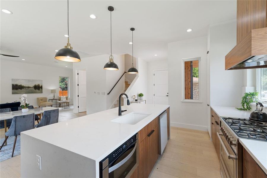 Furnished interior view inside a new home in , Austin (Image 11).