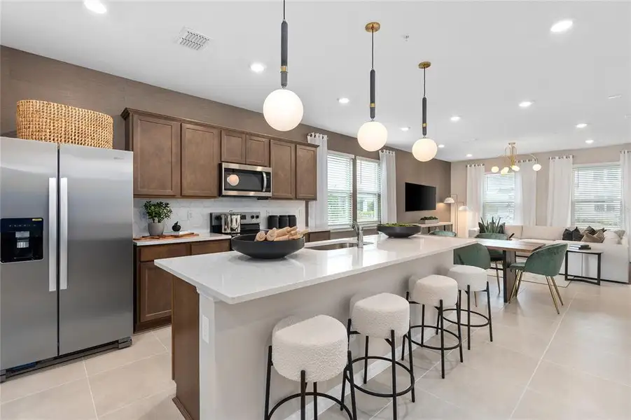 Furnished interior view inside a new home in The Cove at Nona Sound, Orlando (Image 20). Furnished interior view inside a new home in The Cove at Nona Sound, Orlando (Image 20).