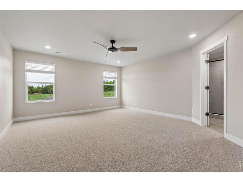 Spacious, unfurnished interior of a new home in Country Club Reserve – Fort Collins, Fort Collins (Image 12). Spacious, unfurnished interior of a new home in Country Club Reserve – Fort Collins, Fort Collins (Image 12).