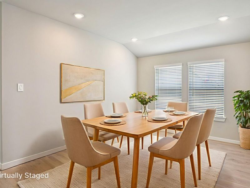 Furnished interior view inside a new home in Riviera Pines - Classic Series, Huffman (Image 7).