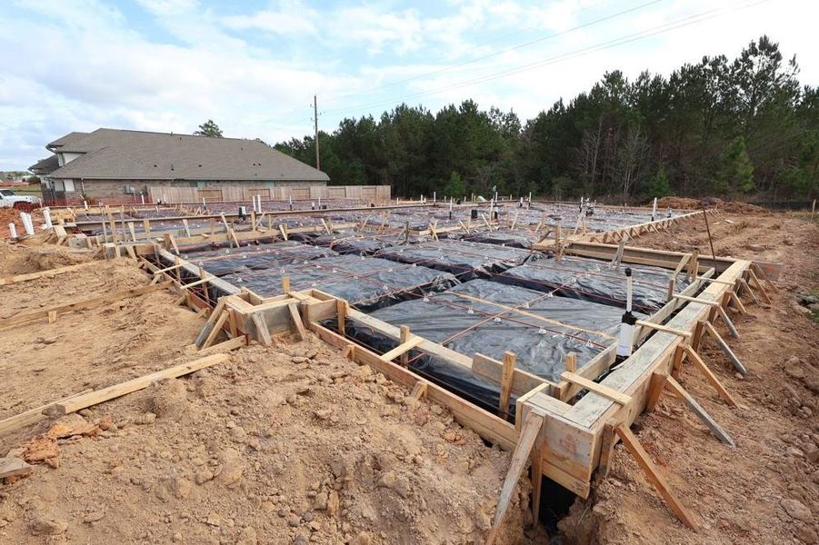 Every foundation at DWH is engineered and it’s inspected three times! We do not do “batch” testing.  Rest easy knowing your foundation comes with a 10 year warranty.